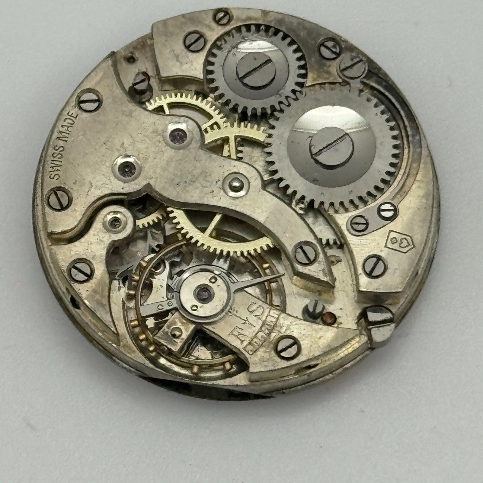 25mm Good Balance Swiss Trench Watch Movement Manual Wind PARTS SPARES