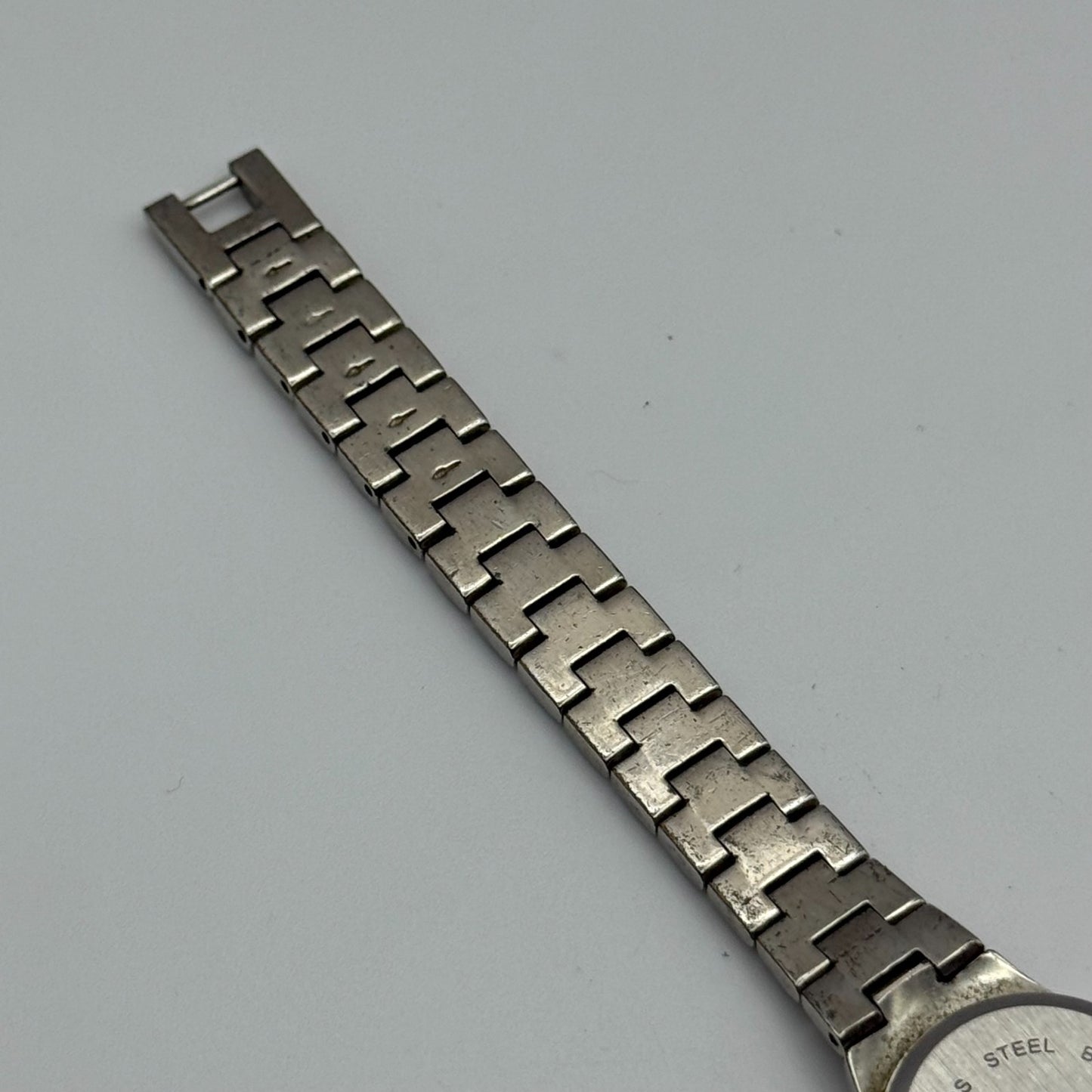 20mm Working Ladies Sekonda Two Tone White Dial Japan Quartz Watch 6.75 Inches