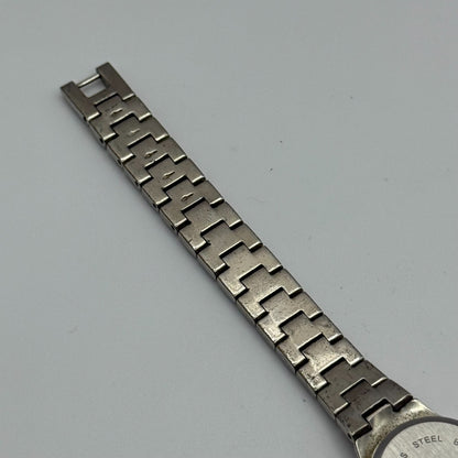 20mm Working Ladies Sekonda Two Tone White Dial Japan Quartz Watch 6.75 Inches