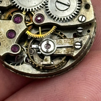 21.4mm Unidentified Interesting 15 Jewels Manual Wind Swiss Watch Movement PART