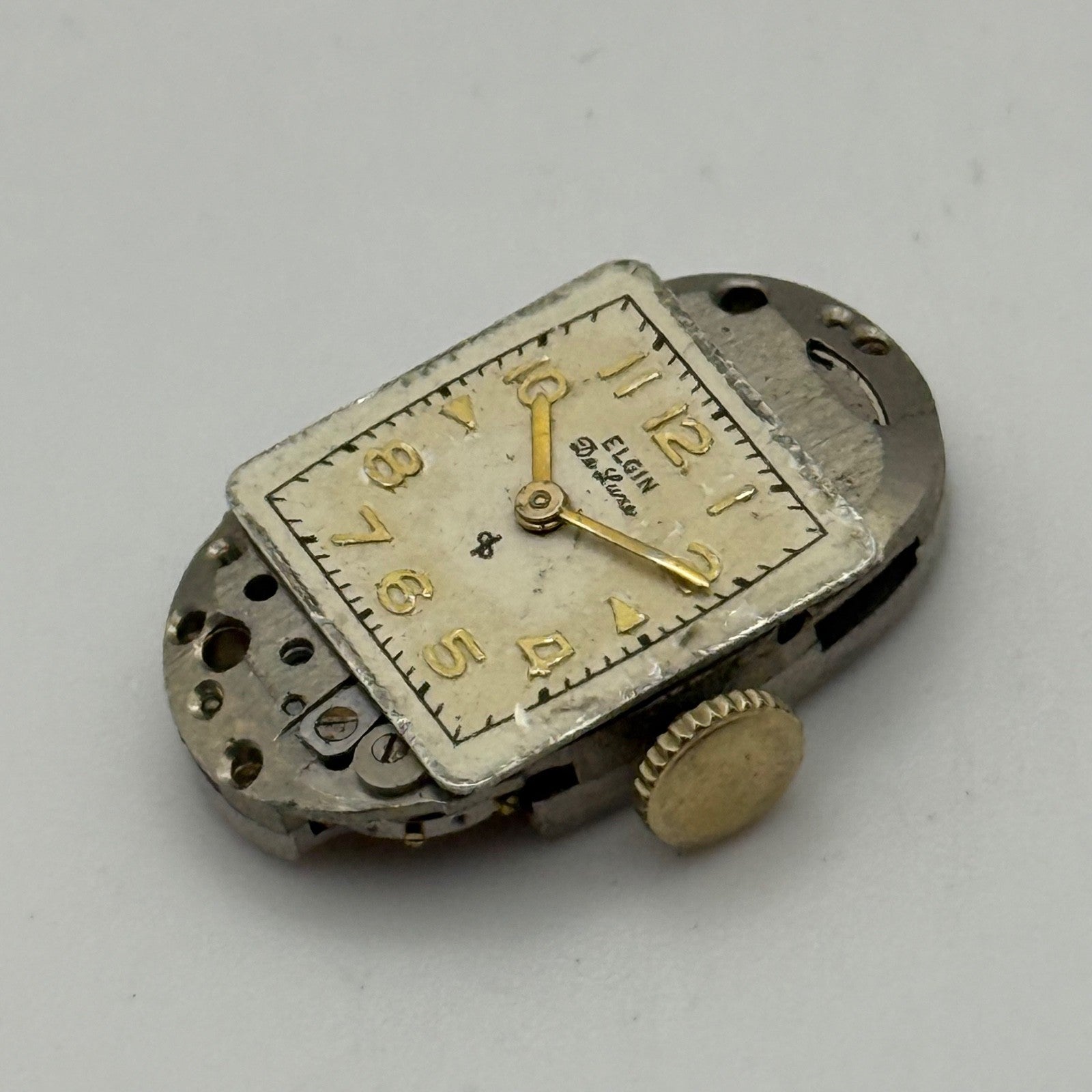 Elgin Grade 533 Model 2 Watch Movement 1947 De Luxe American Parts Repair