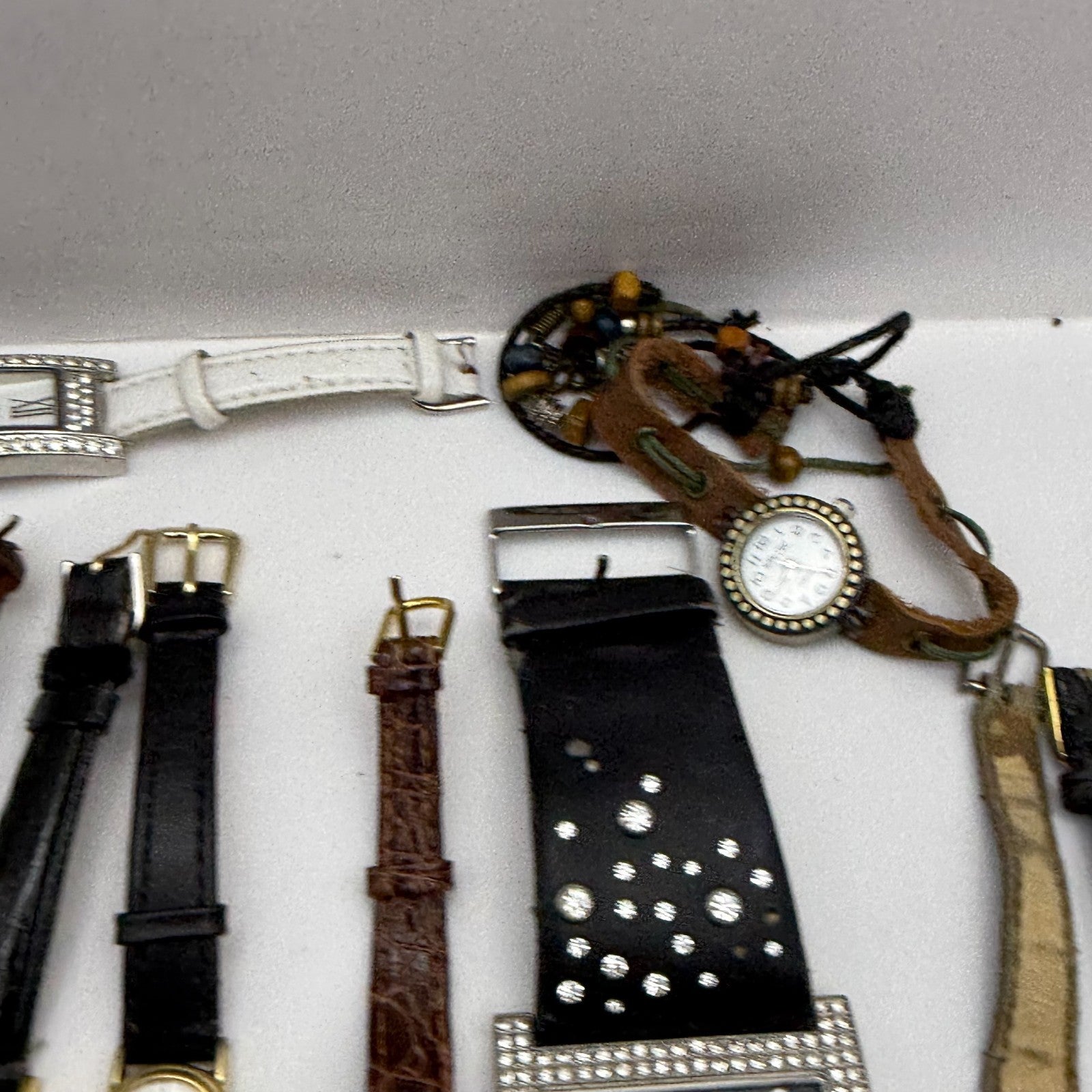 Large Bundle Of Vintage / Modern Quartz Watches Joblot UNTESTED PARTS REPAIR