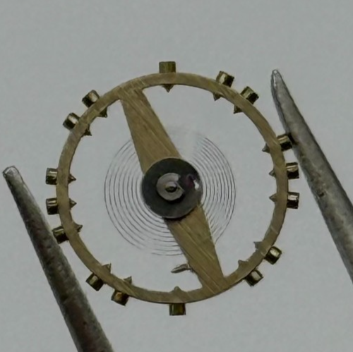 Felsa 64 Balance Wheel Complete And Spring 8 3/4'''  117 Watch Movement Parts