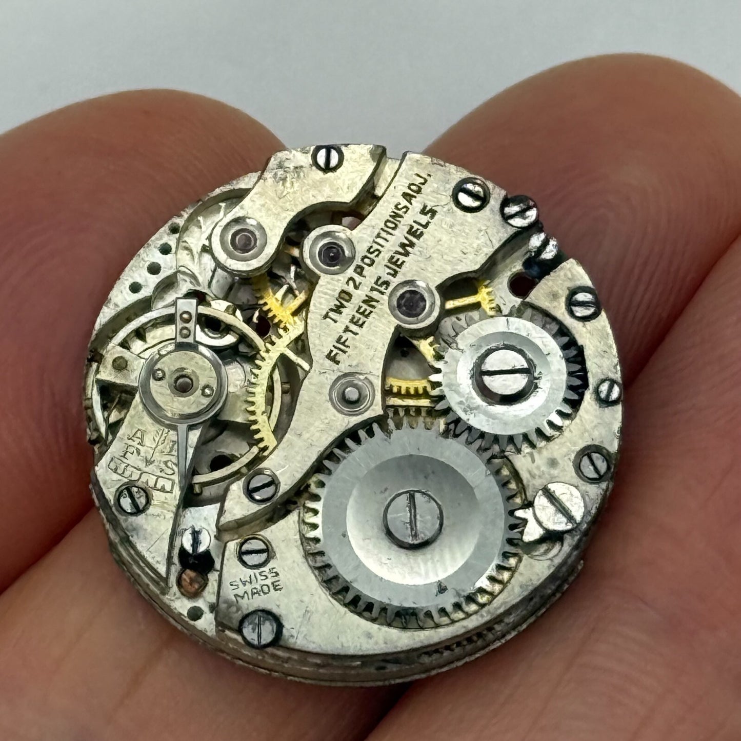 23.5mm Vintage AS A Schild Manual Wind Watch Movement PARTS REPAIR