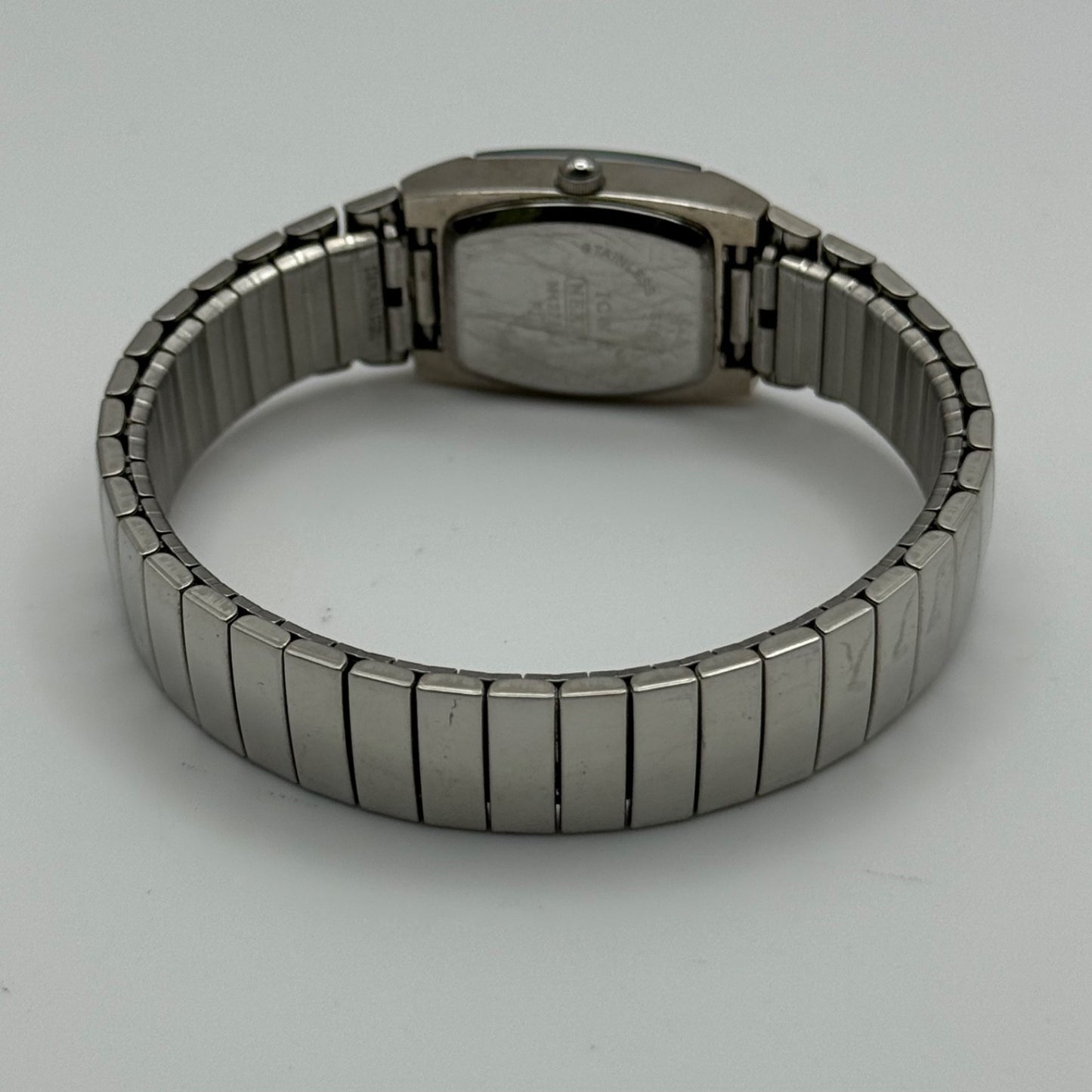 Ladies Next Quartz Watch ICW Pink Dial Steel Expandable Strap 20mm Working