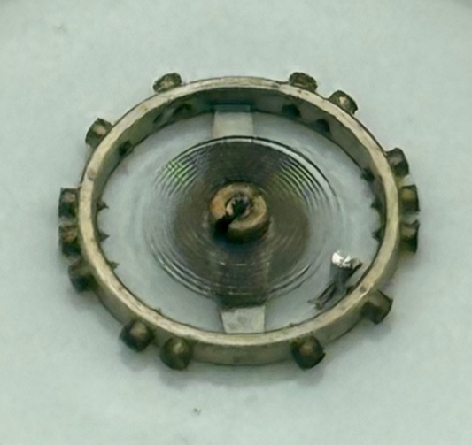 AS 976 1012 Balance Wheel Complete And Spring 29 M Watch Movement Parts NOS 
