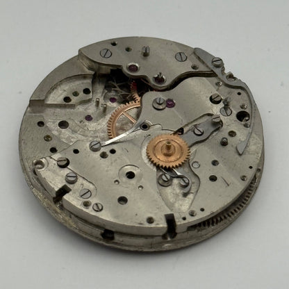 Landeron Brevet Watch Movement Chronograph Vintage Incomplete Parts Swiss 31.7mm