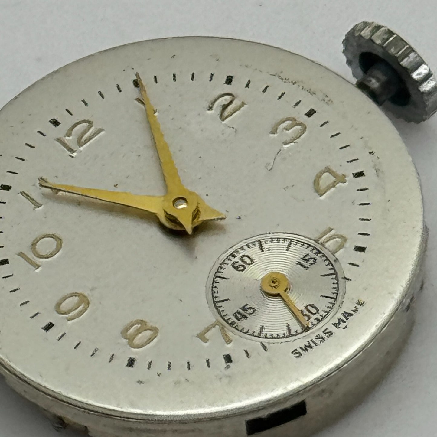 19.7mm Derby D 40 Mystery Dial Manual Wind Swiss Watch Movement PARTS SPARES