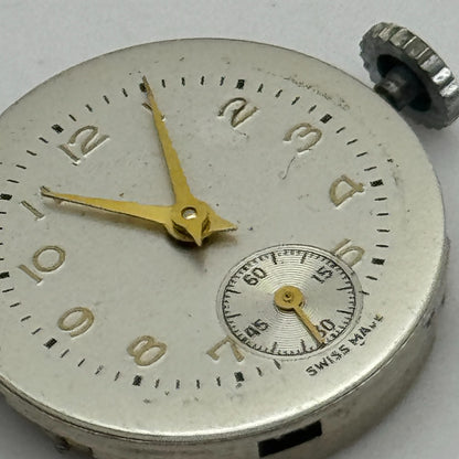 19.7mm Derby D 40 Mystery Dial Manual Wind Swiss Watch Movement PARTS SPARES