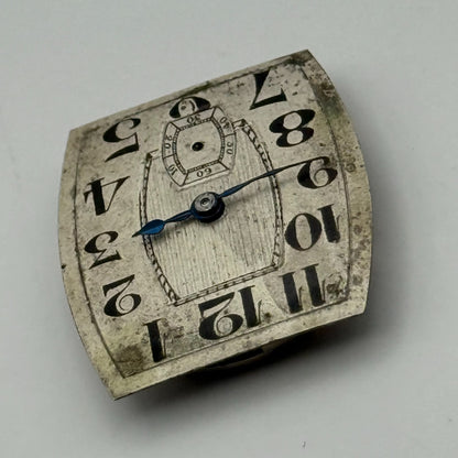 Art Deco Golay Watch Co Watch Movement Manual Wind Vintage Parts Repair 21.4mm