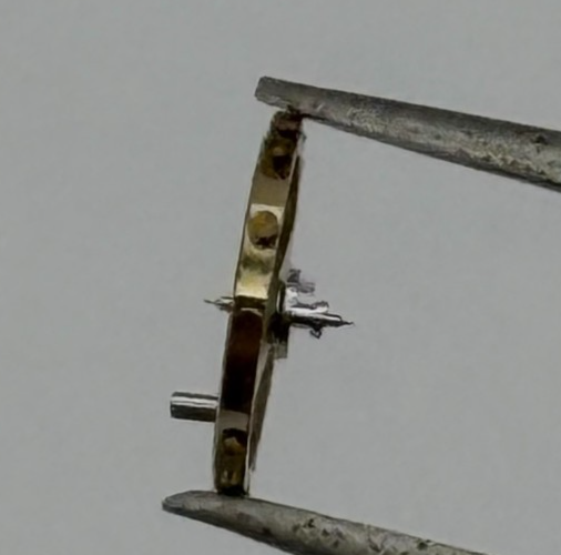 ETA 2485 Balance Wheel Complete And Spring  1379 M Watch Movement Parts 