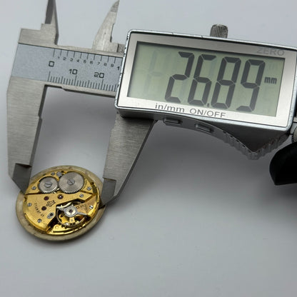 Horus Felsa 391 Watch Movement Manual Wind Vintage Swiss 17 Jewels Parts 26.8mm