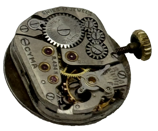 11.6mm Ladies Cyma Tavannes 434K Swiss Manual Wind Watch Movement PARTS SPARES