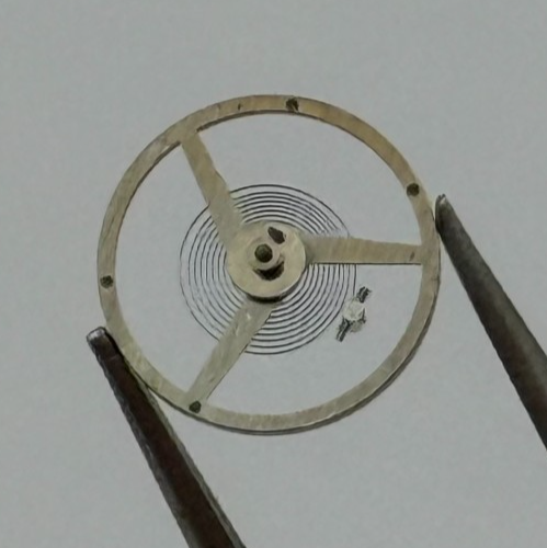 ETA 2412 Inca Balance Wheel Complete And Spring 1149 M Watch Movement Parts NOS