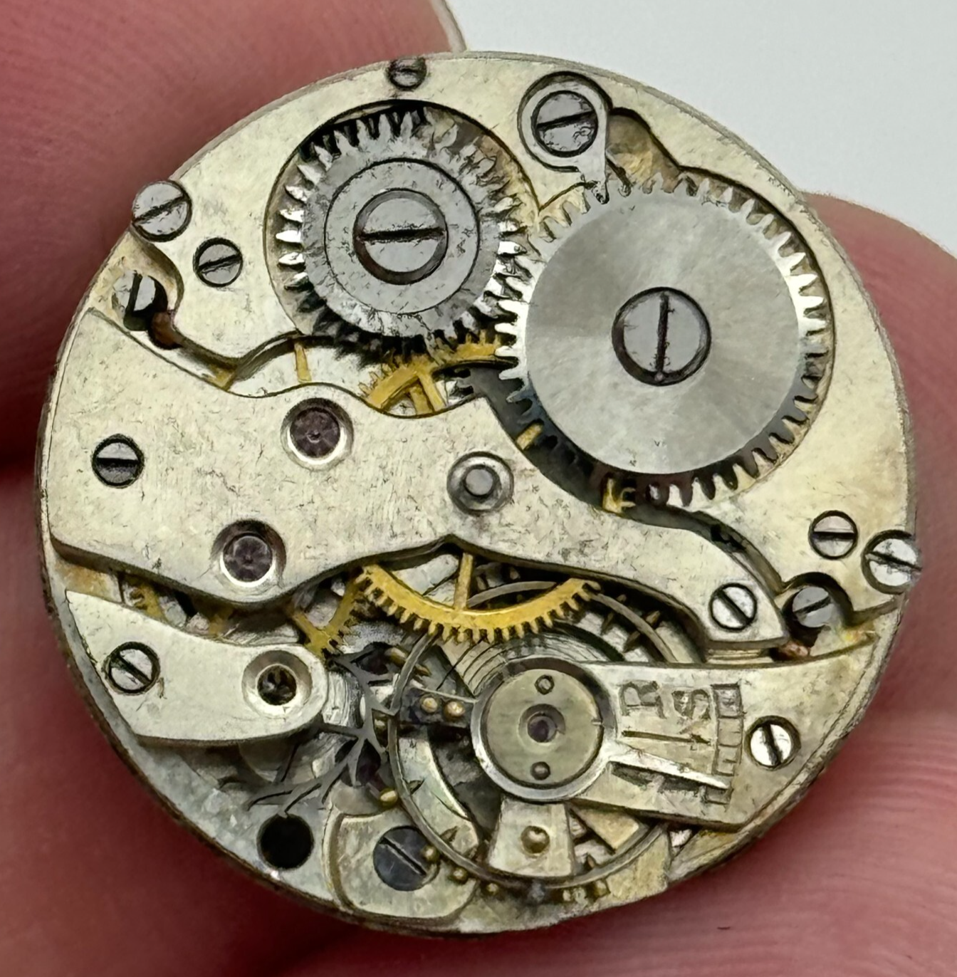 23.6mm Unidentified Sub Seconds Trench Watch Movement Manual Wind PARTS SPARES