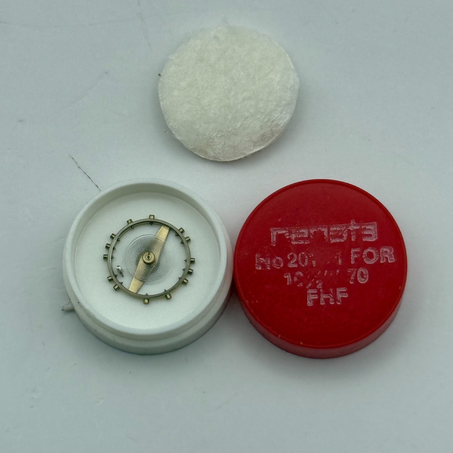 FHF 70 Balance Wheel Complete And Spring 10 1/2’’’ 201 M Watch Movement Parts