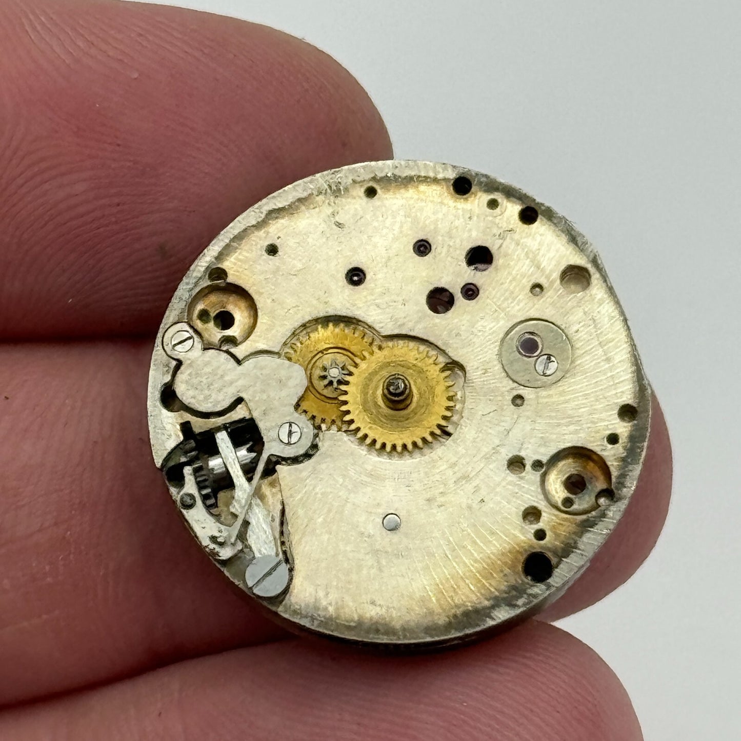 23.6mm Balance Ok 15 Jewels 3 Adj Swiss Vintage Manual Wind Watch Movement PARTS