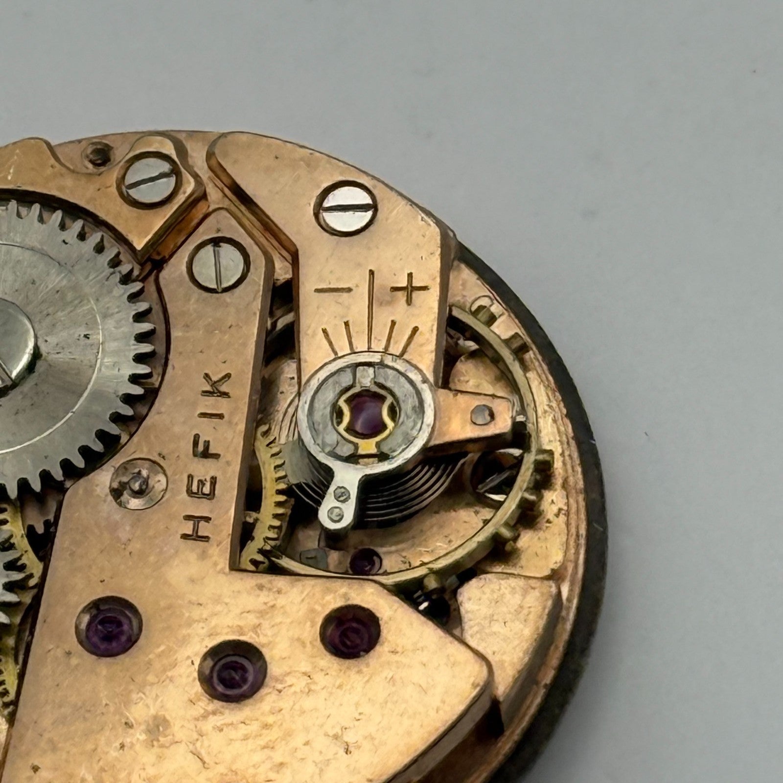 FHF 70 Watch Movement Hefik Running Manual Wind Vintage Parts Repair 23.5mm