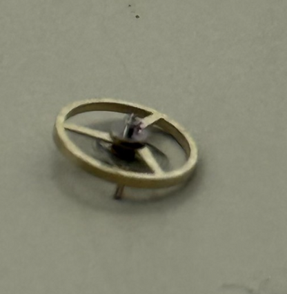 FEF 6620 Balance Wheel Complete And Spring 5½’’’ 1449 M Watch Movement Parts NOS