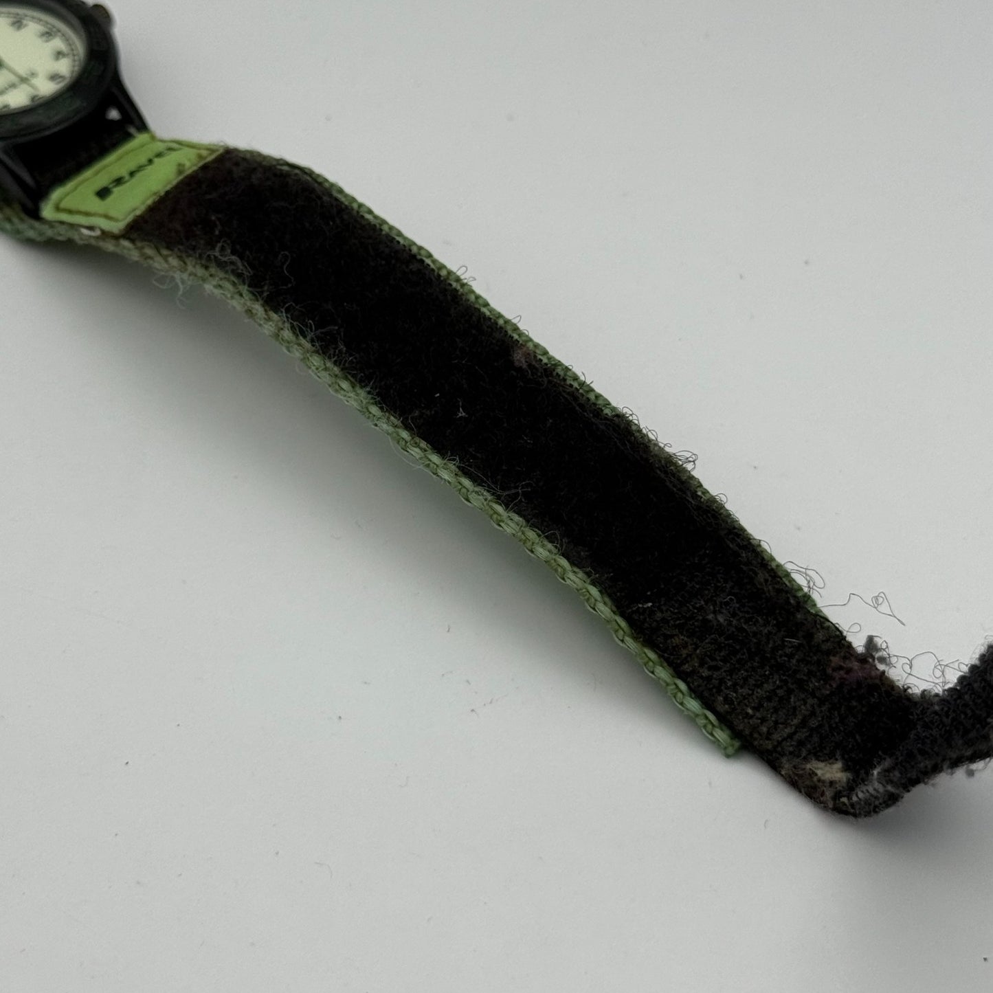 Ravel Nite-Glo Kids Quartz Watch White Dial Hook & Loop Strap Working 31mm