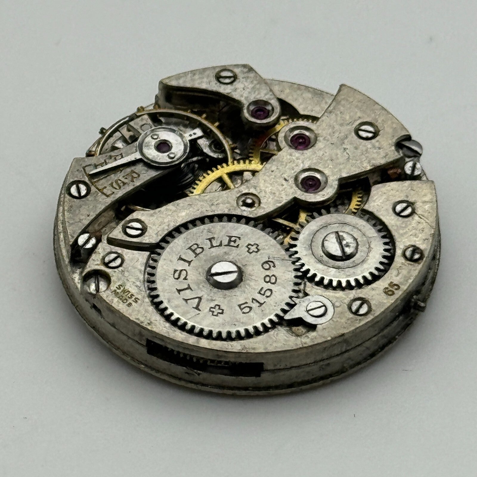 27mm Visible FHF Patent 51589 Sub Seconds Watch Movement Manual Wind Swiss PARTS