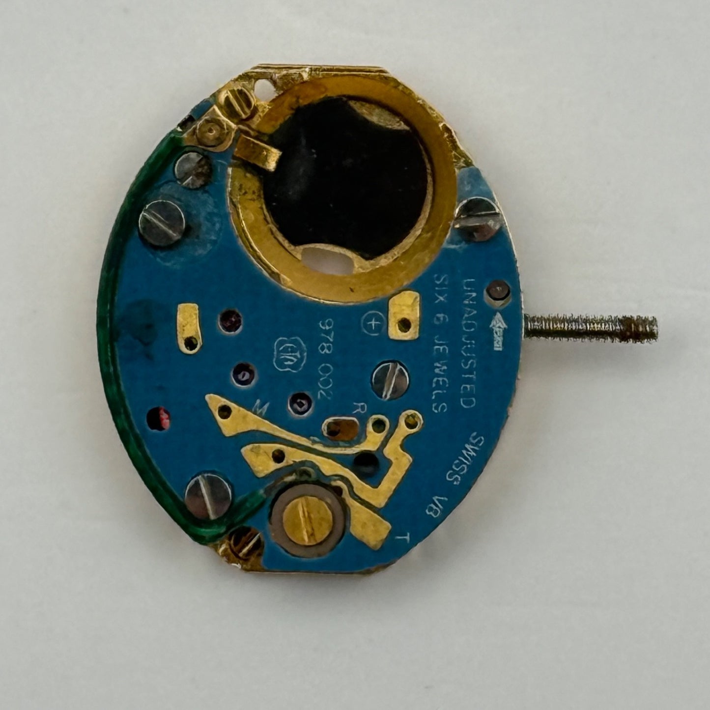 ETA 978.002 Quartz Watch Movement Incomplete Swiss Ladies Vintage Parts Repair