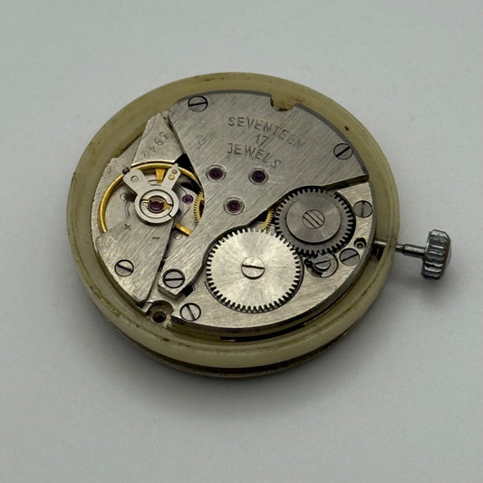 Sekonda 3942 Date Watch Movement Soviet Manual Wind Vintage Parts 26.7mm