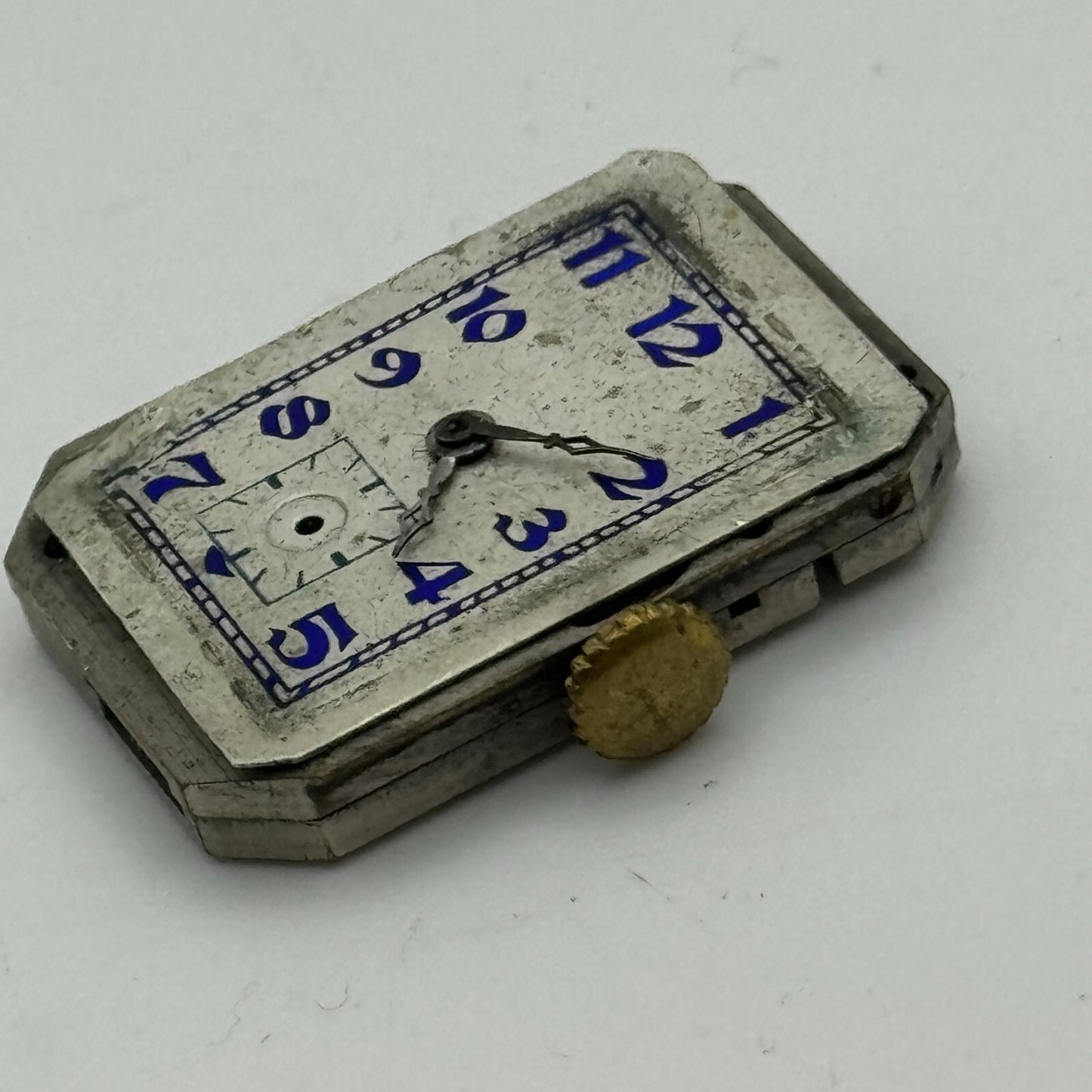 20.5mm Running Rotary Maximus Cal 54 Tank Watch Movement Manual Wind PARTS