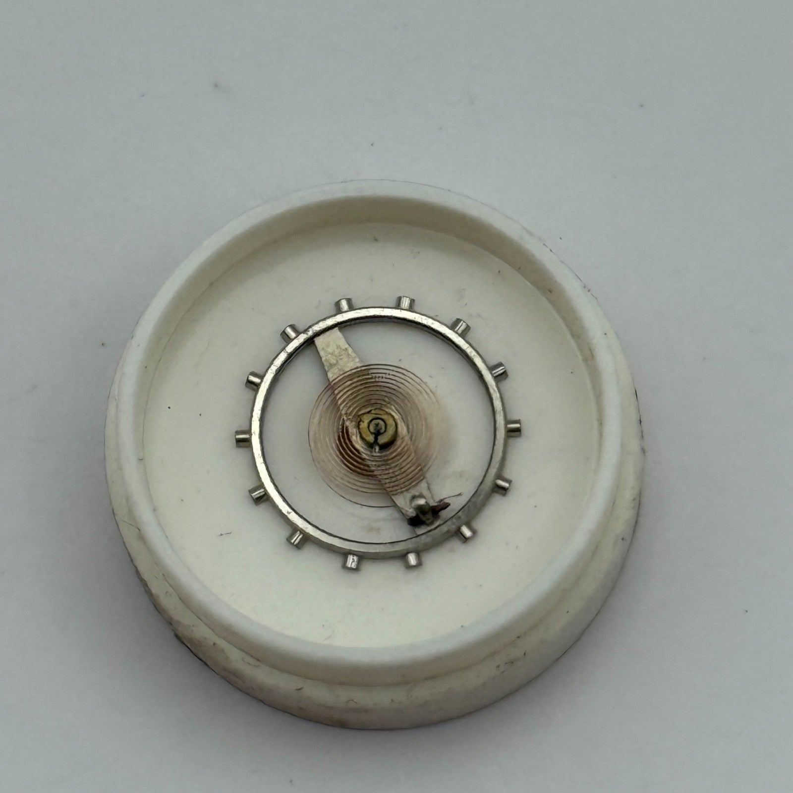 EB 1197 Balance Wheel Complete And Spring  10½’’’ 108 M Watch Movement Parts NOS