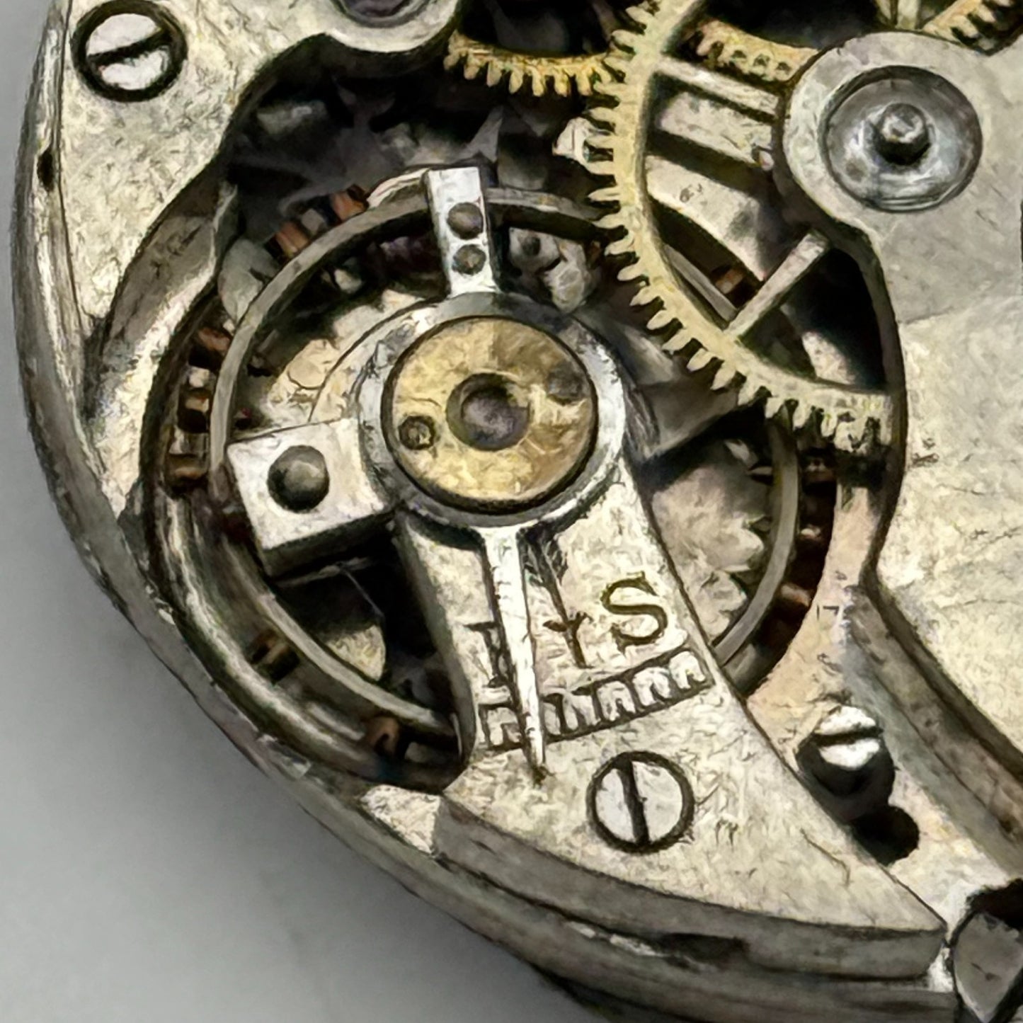 HP Parrenin Watch Movement Manual Wind Vintage Swiss Made Parts Repair 24.8mm