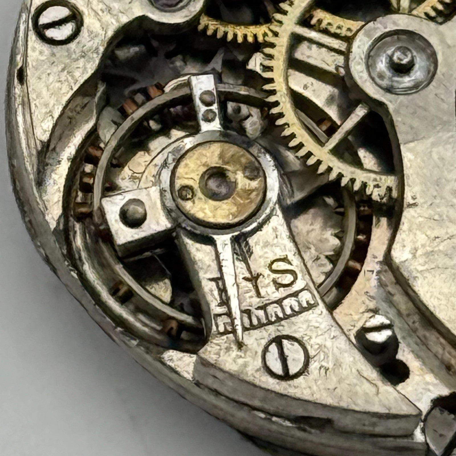 HP Parrenin Watch Movement Manual Wind Vintage Swiss Made Parts Repair 24.8mm