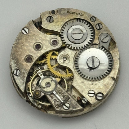 23.6mm Balance Ok Porcelain Dial Swiss Trench Watch Movement Manual Wind PARTS