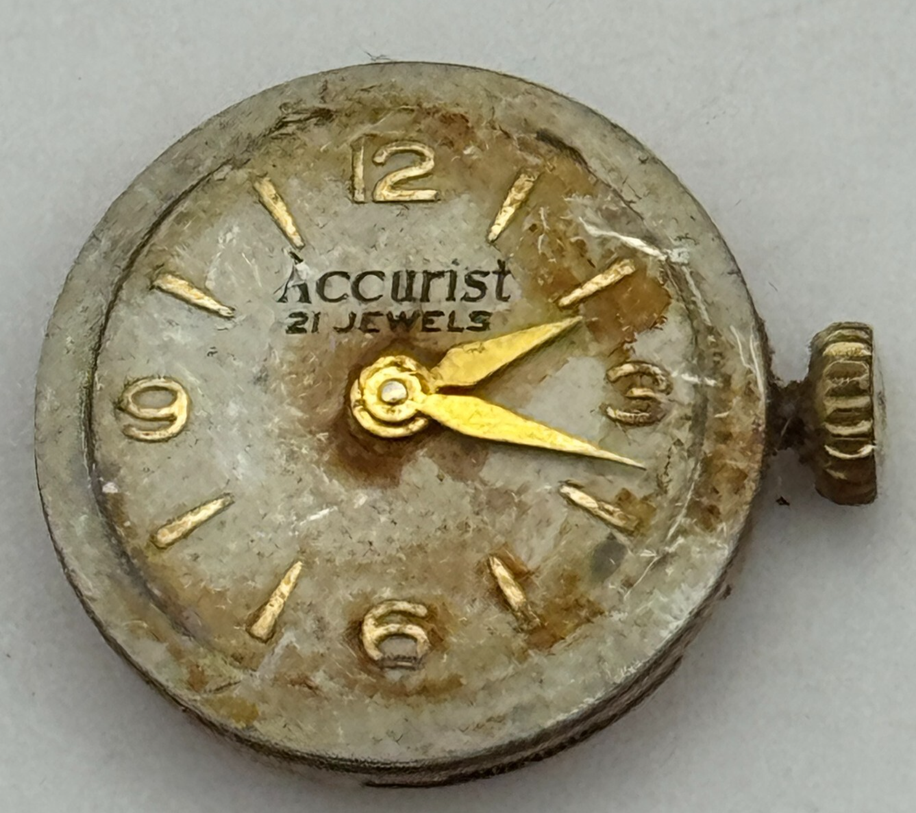 15.5mm ETA 2410 Accurist Manual Wind Ladies Watch Movement Swiss Vintage PARTS