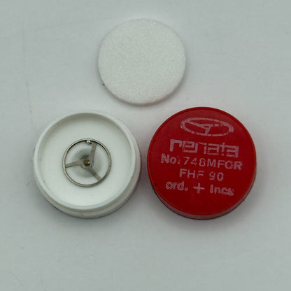 FHF 90 Balance Wheel Complete And Spring 1748 M Ord + Inca Watch Movement Parts