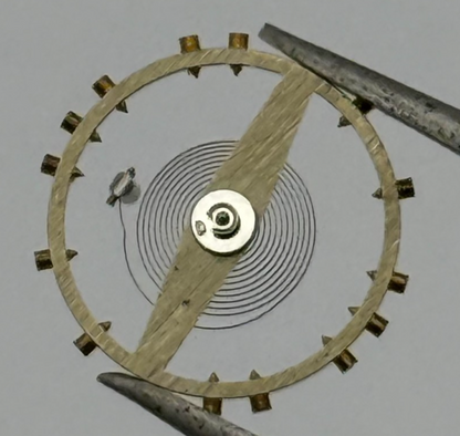 Felsa 4000 Balance Wheel Complete And Spring  965 M Watch Movement Parts NOS