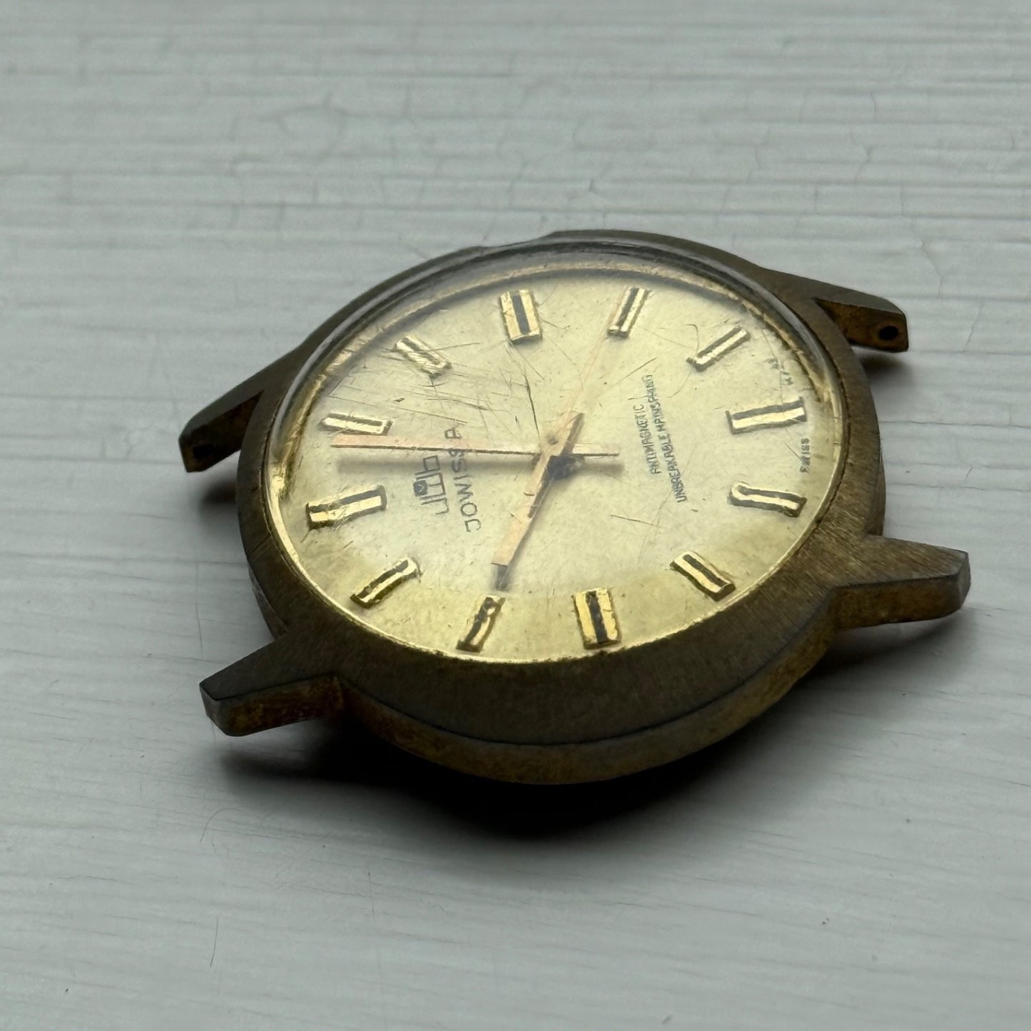 38mm Jowissa Watch Co Unbreakable Spring Vintage Manual Wind Watch PARTS REPAIR