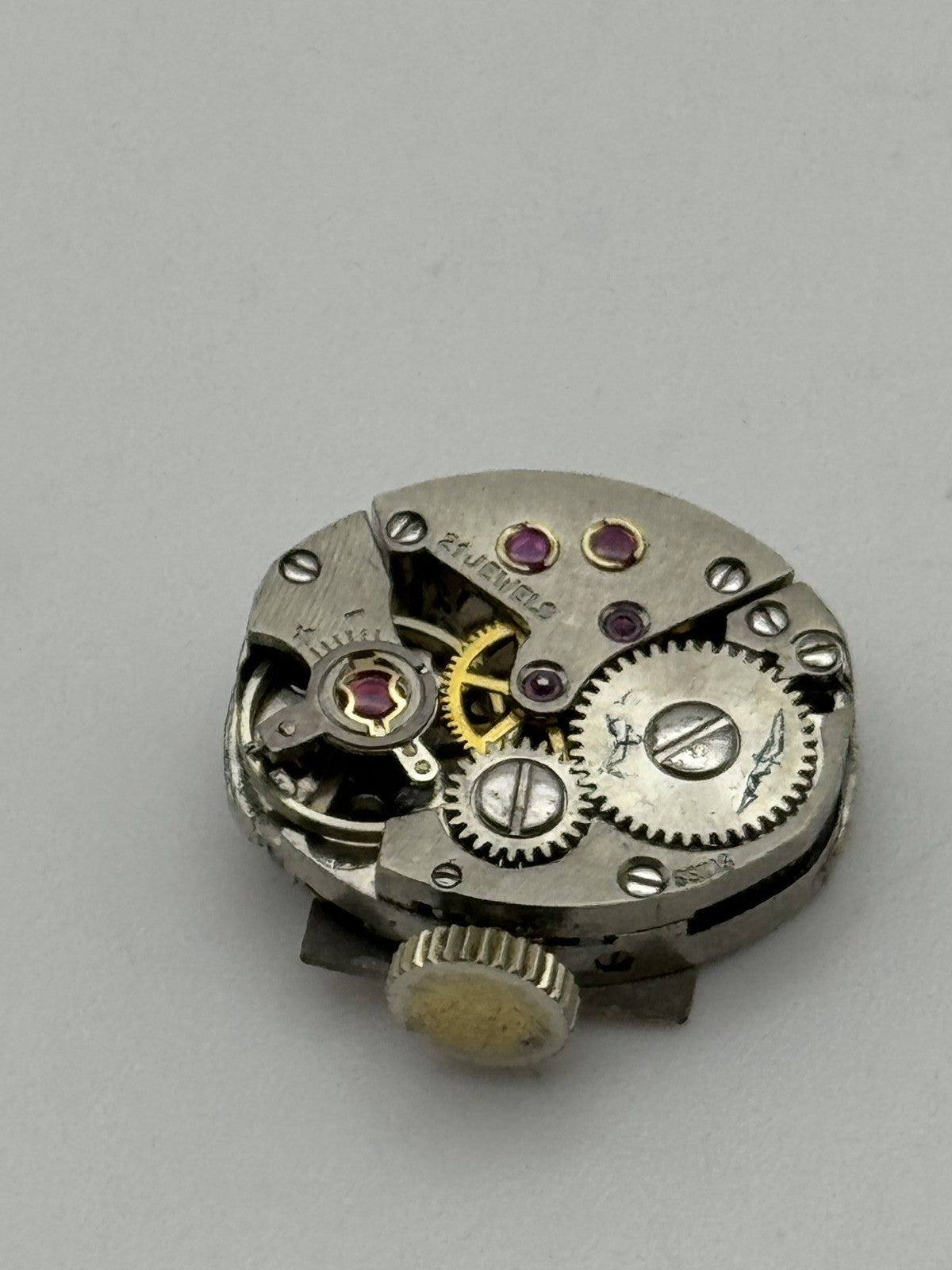12.9mm Vintage Rotary AS 1677 Manual Wind Swiss Watch Movement PARTS REPAIR