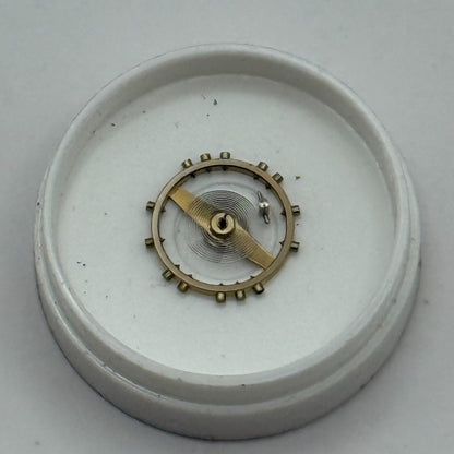 ALT Bauer 8 3/4''' Balance Wheel Complete And Spring Watch Movement Parts NOS