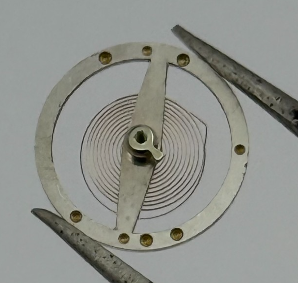 BFG 866 Balance Wheel Complete And Spring  Renata 64 Watch Movement Parts 