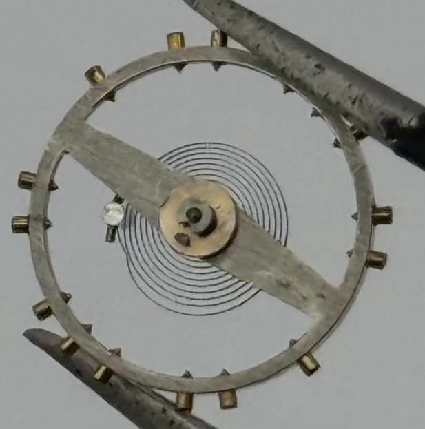 AS 1525 1526 Balance Wheel Complete And Spring  953 M Watch Movement Parts NOS