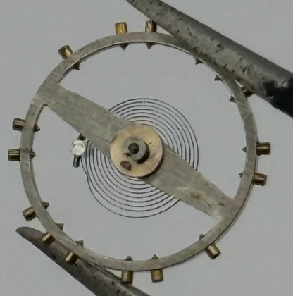 AS 1525 1526 Balance Wheel Complete And Spring  953 M Watch Movement Parts NOS