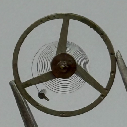 FEF 371 Balance Wheel Complete And Spring 6 3/4-8''' 1572 M Watch Movement Parts