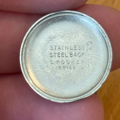 23mm Vintage UT Unitas 6365N Royce 17 Jewel Swiss Manual Wind Watch PARTS REPAIR