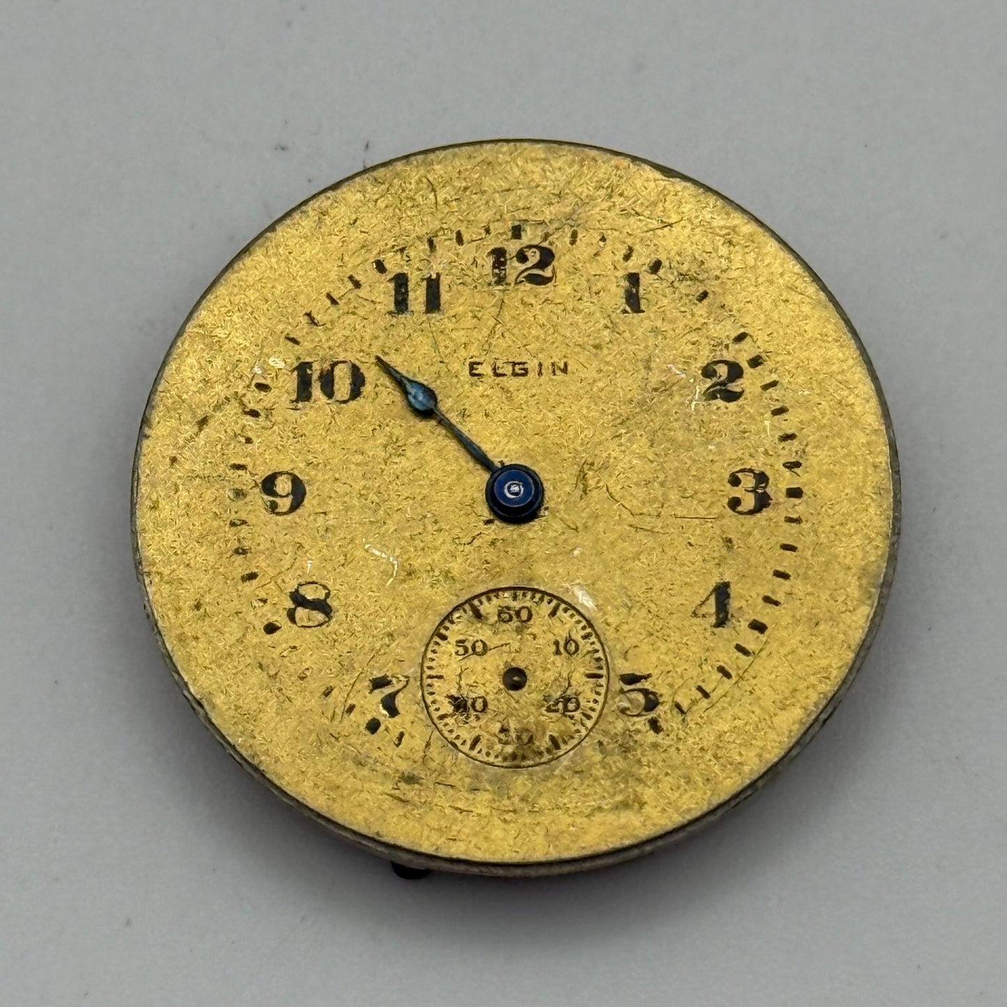 1918 Antique 6/0s Elgin 431 Model 2 American Watch Movement PARTS REPAIR SPARES