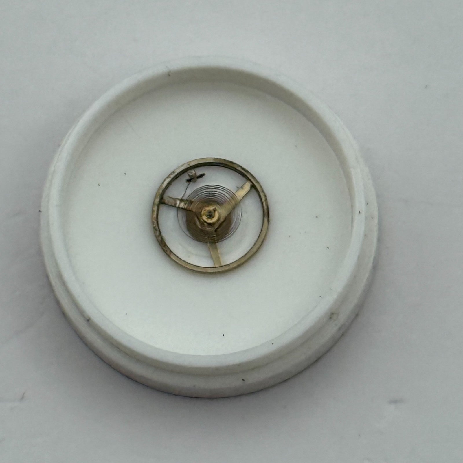 AS 1677 Balance Wheel Complete And Spring 5 1/2’’’ 1225 M Watch Movement Parts