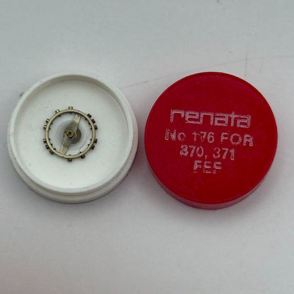 FEF 370 371 Balance Wheel Complete And Spring  176 Watch Movement Parts NOS