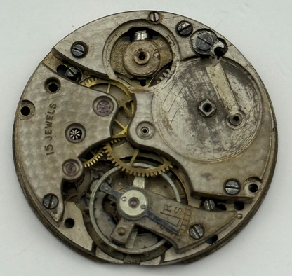FEF Trench 15 Jewels Watch Movement Manual Wind Vintage Parts Repair 29.5mm