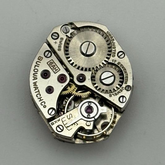 15.2mm Vintage Ladies Bulova 6AH Manual Wind Swiss Watch Movement PARTS REPAIR