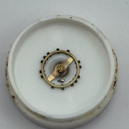 AS 475 Balance Wheel Complete And Spring 5¼’’’ Watch Movement Parts NOS 
