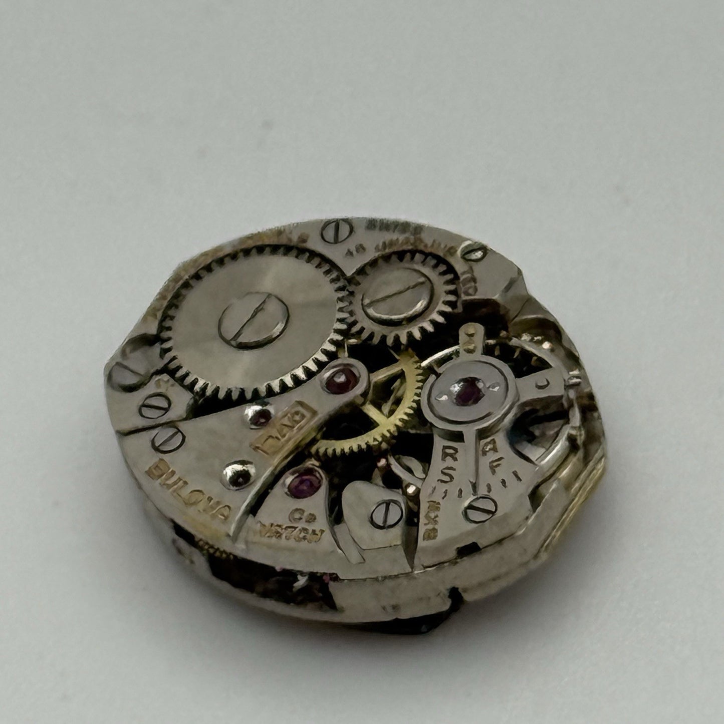 13mm Vintage Ladies Bulova 5AC Manual Wind Swiss Watch Movement PARTS REPAIR